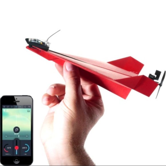 POWERUP 3.0 AIRPLANE - Smartphone Controlled Rechargeable Paper Airplane - Picture 2 of 10